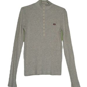 Polo by Ralph Lauren Light Gray Long-Sleeve Henley